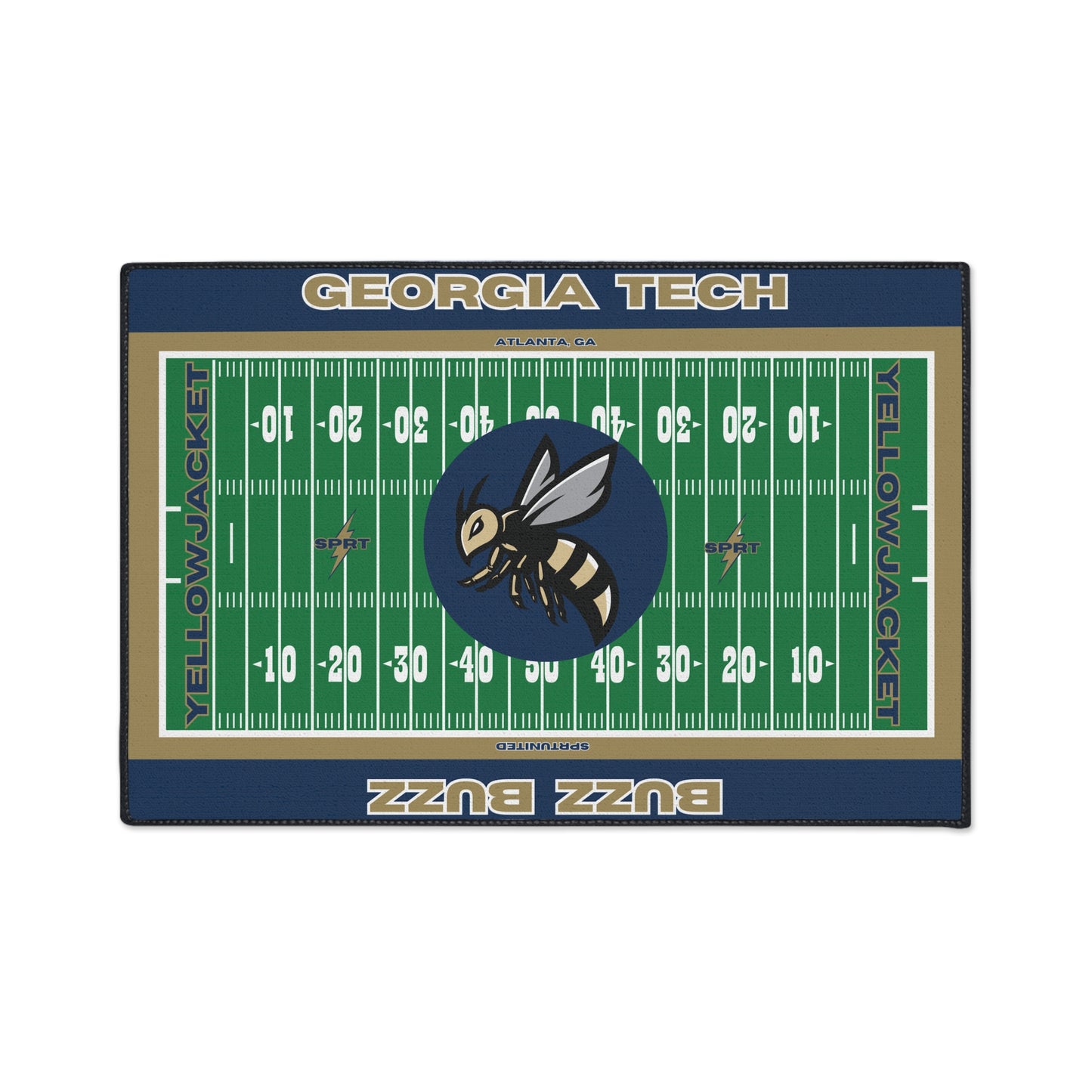 Georgia Tech - GameDay Football Rug