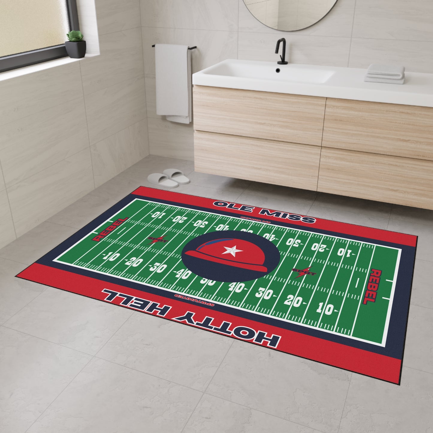 Ole Miss- GameDay Football Rug