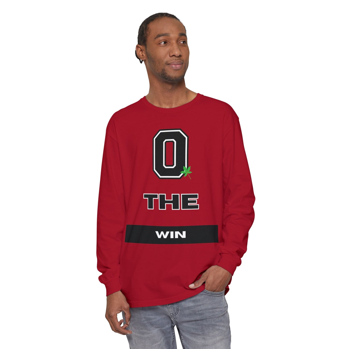 Ohio Long Sleeve T-Shirt - '0 The Win' Red Tee