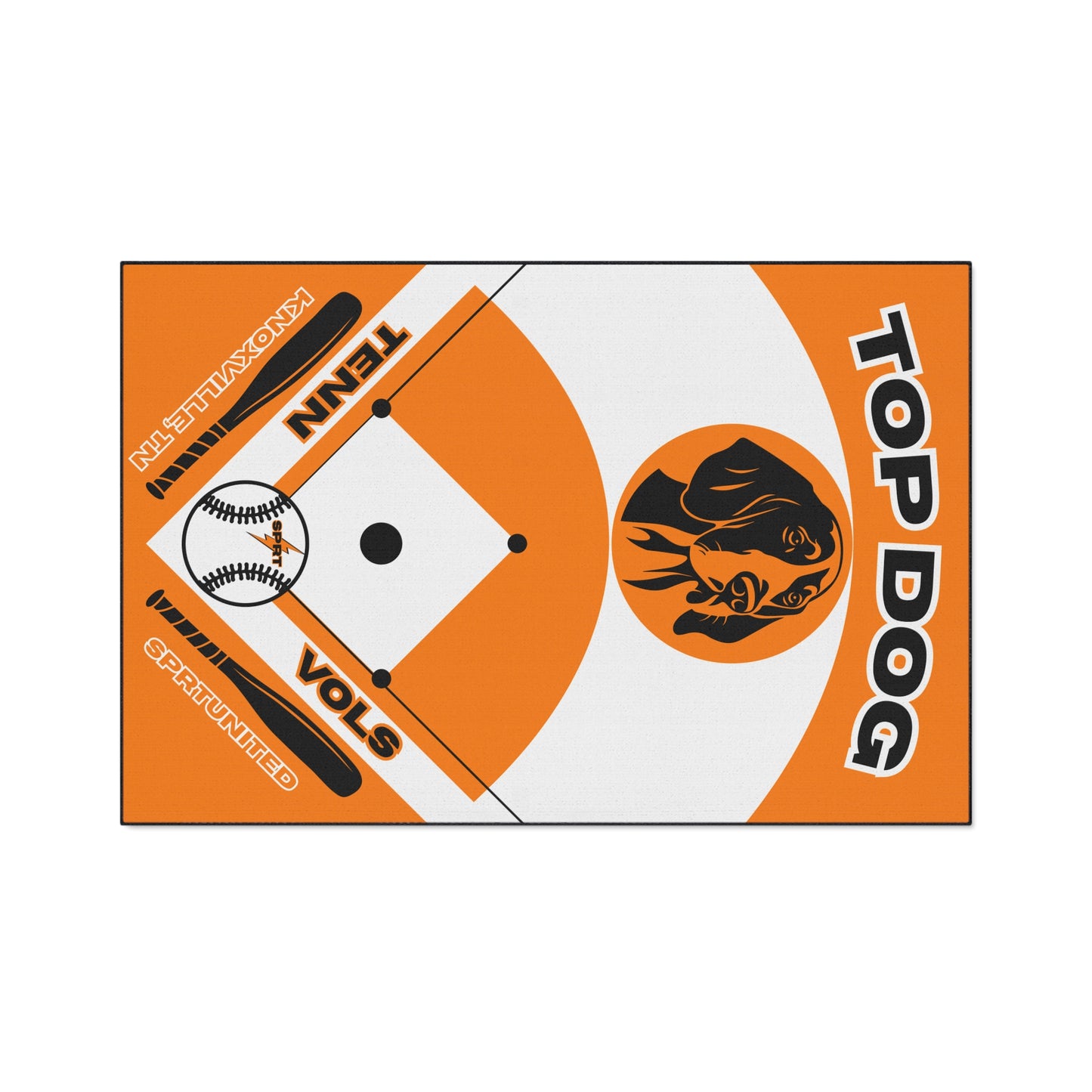 Tennessee- Baseball Rug