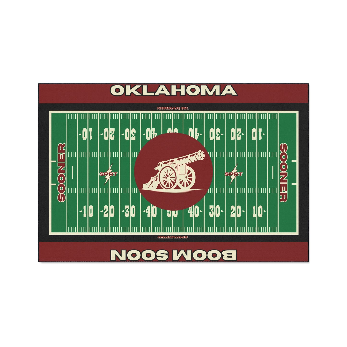 Oklahoma - GameDay Football Rug
