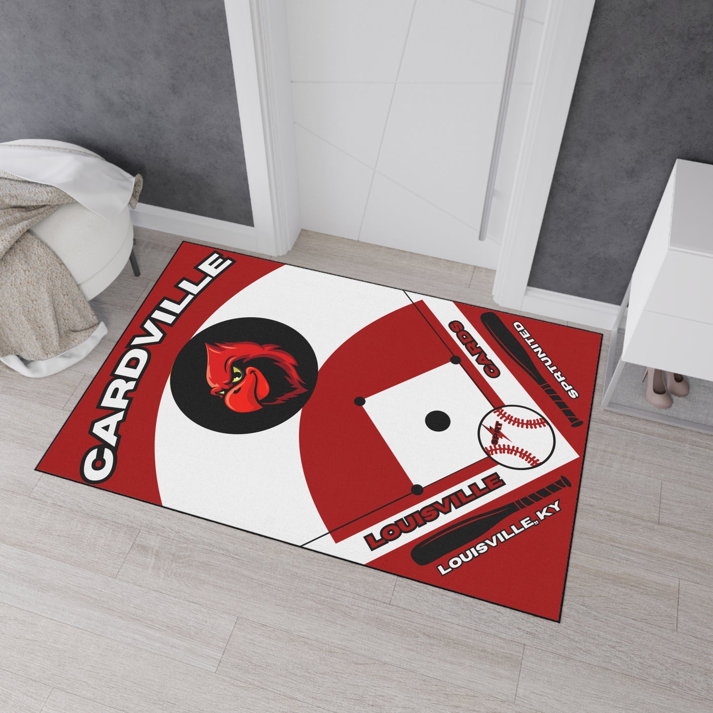 Louisville- Baseball Rug