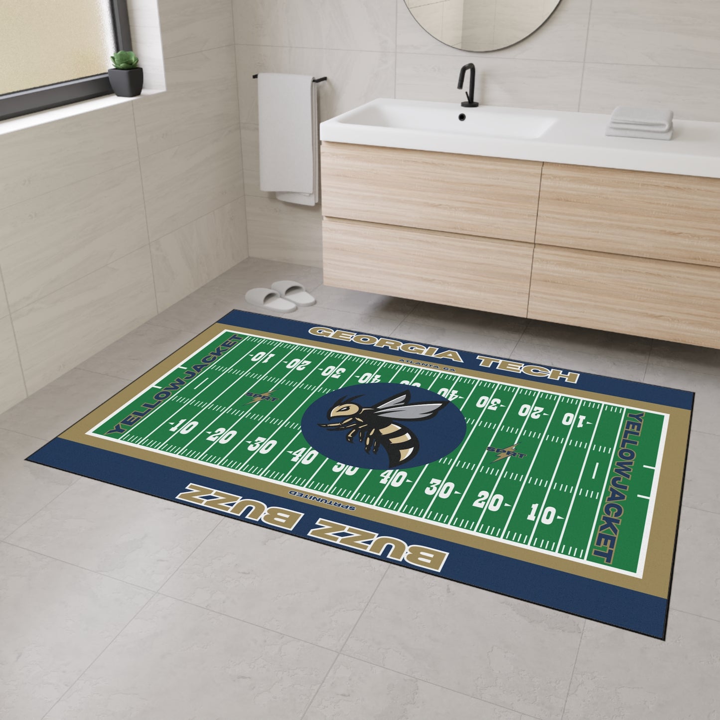 Georgia Tech - GameDay Football Rug