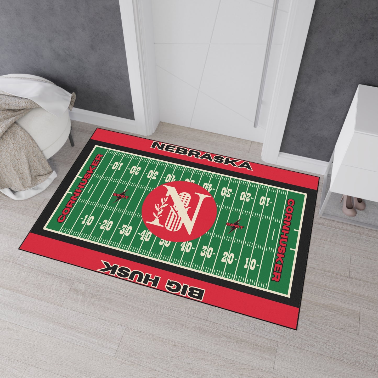 Nebraska - GameDay Football Rug