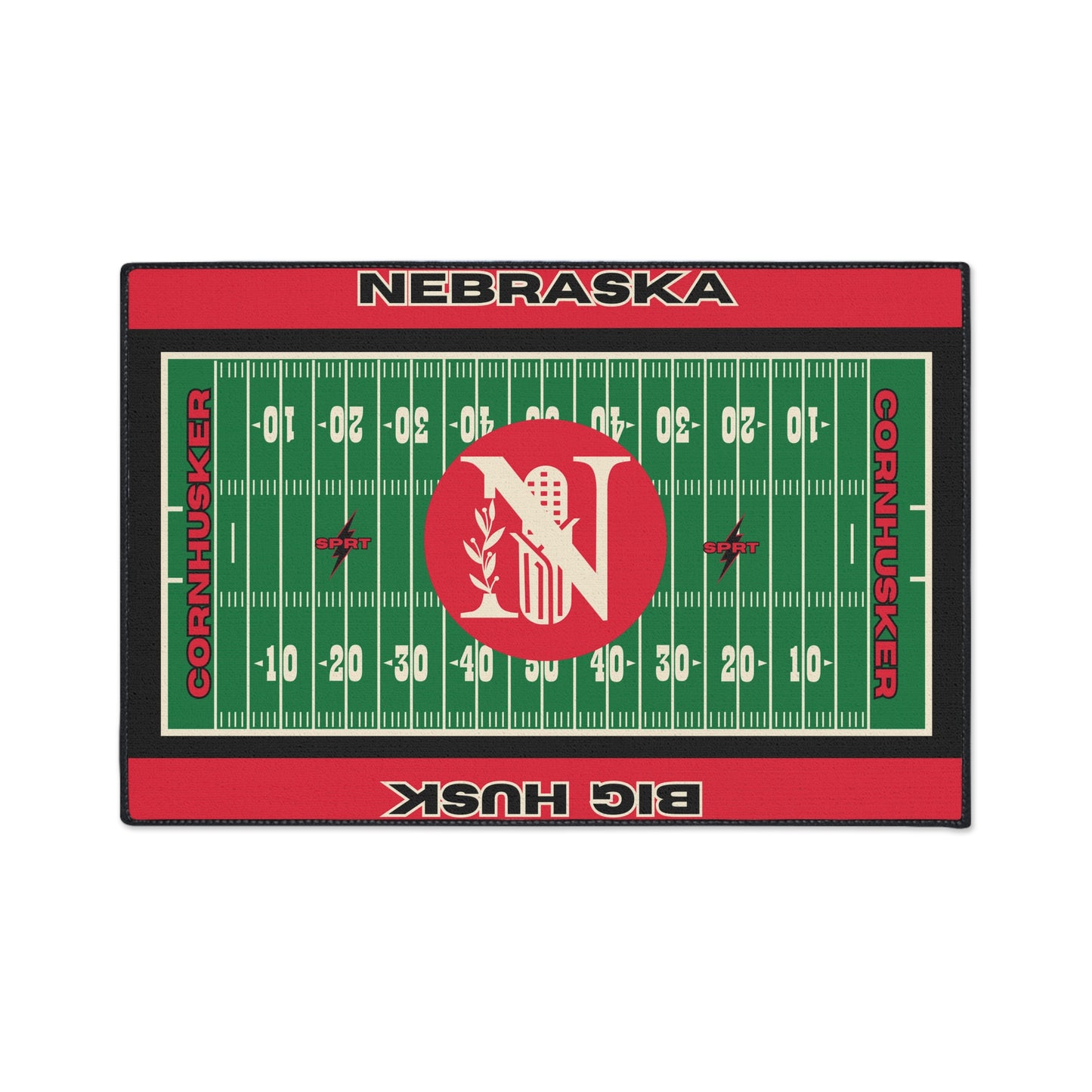 Nebraska - GameDay Football Rug