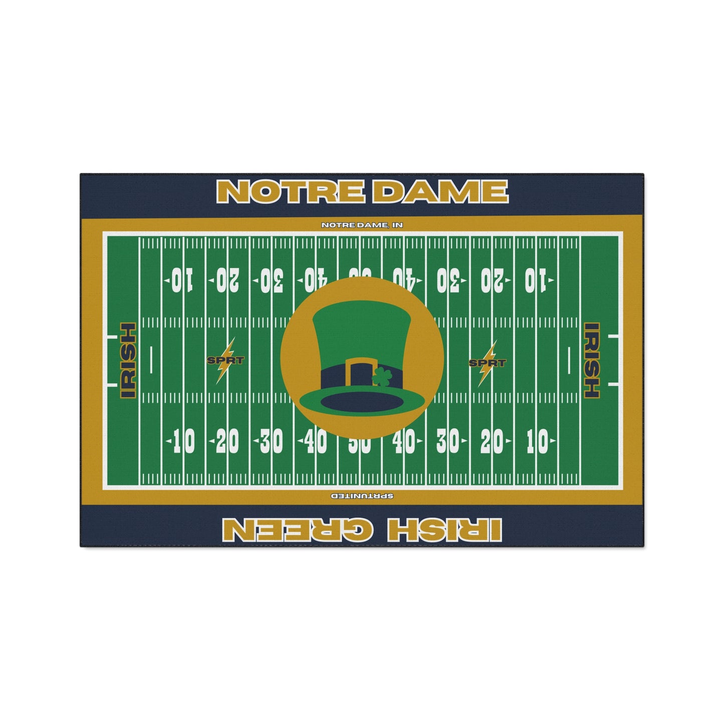 Notre Dame - GameDay Football Rug