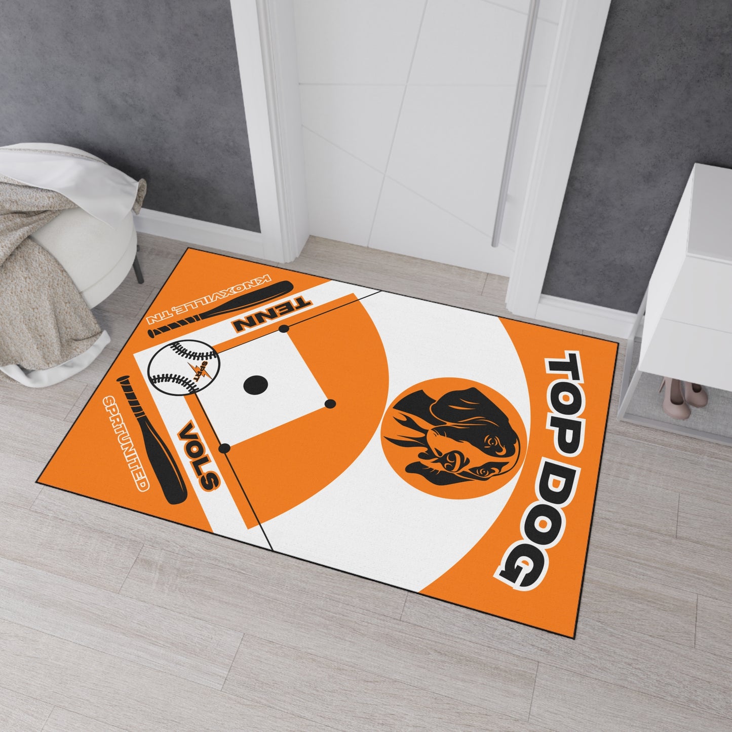 Tennessee- Baseball Rug