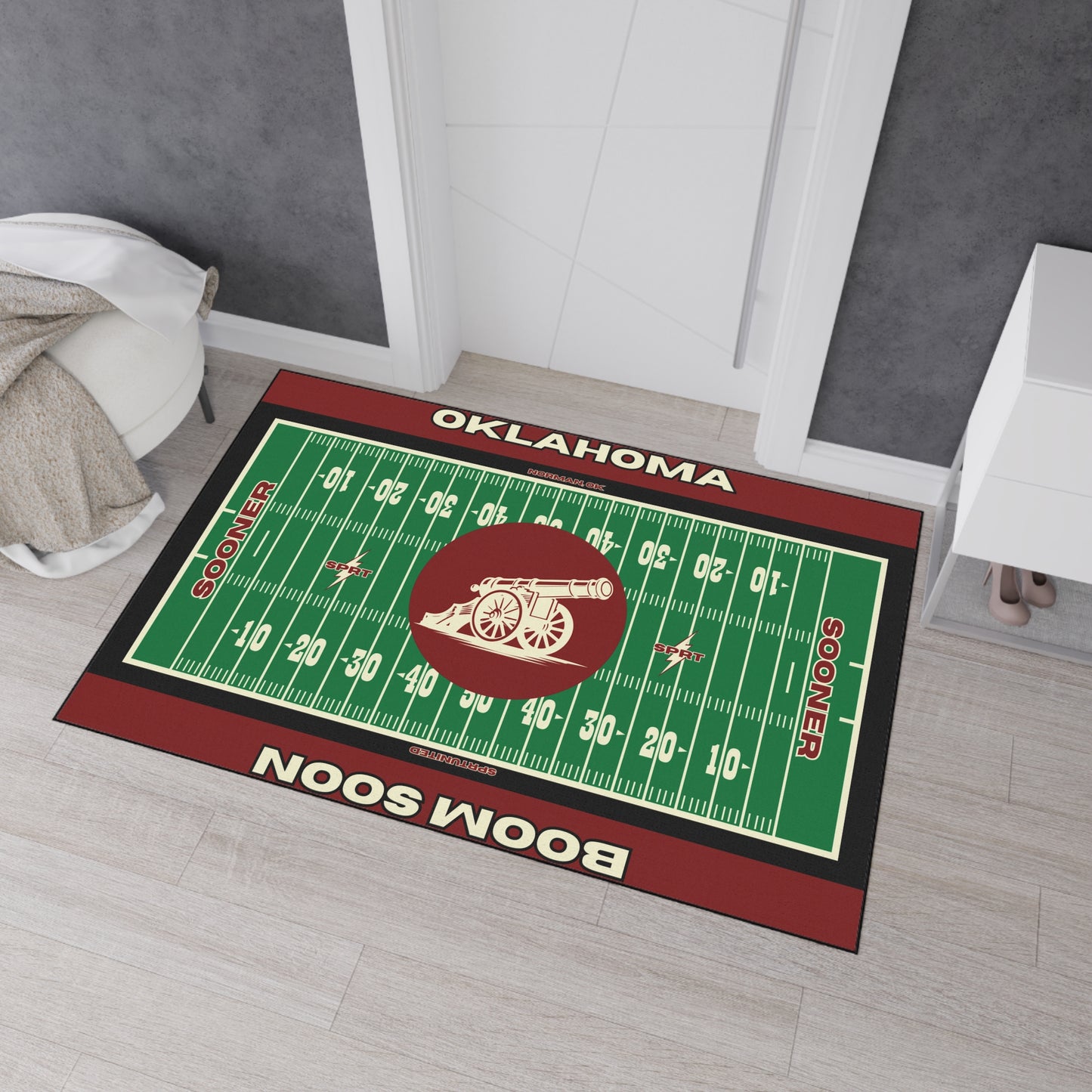 Oklahoma - GameDay Football Rug