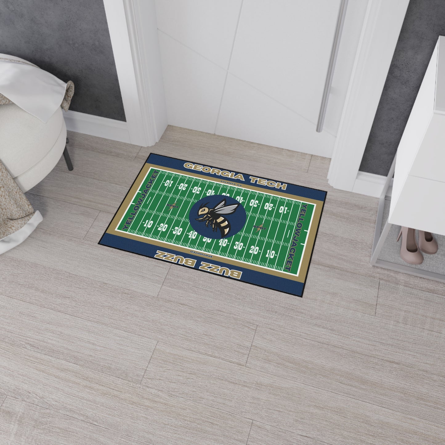 Georgia Tech - GameDay Football Rug