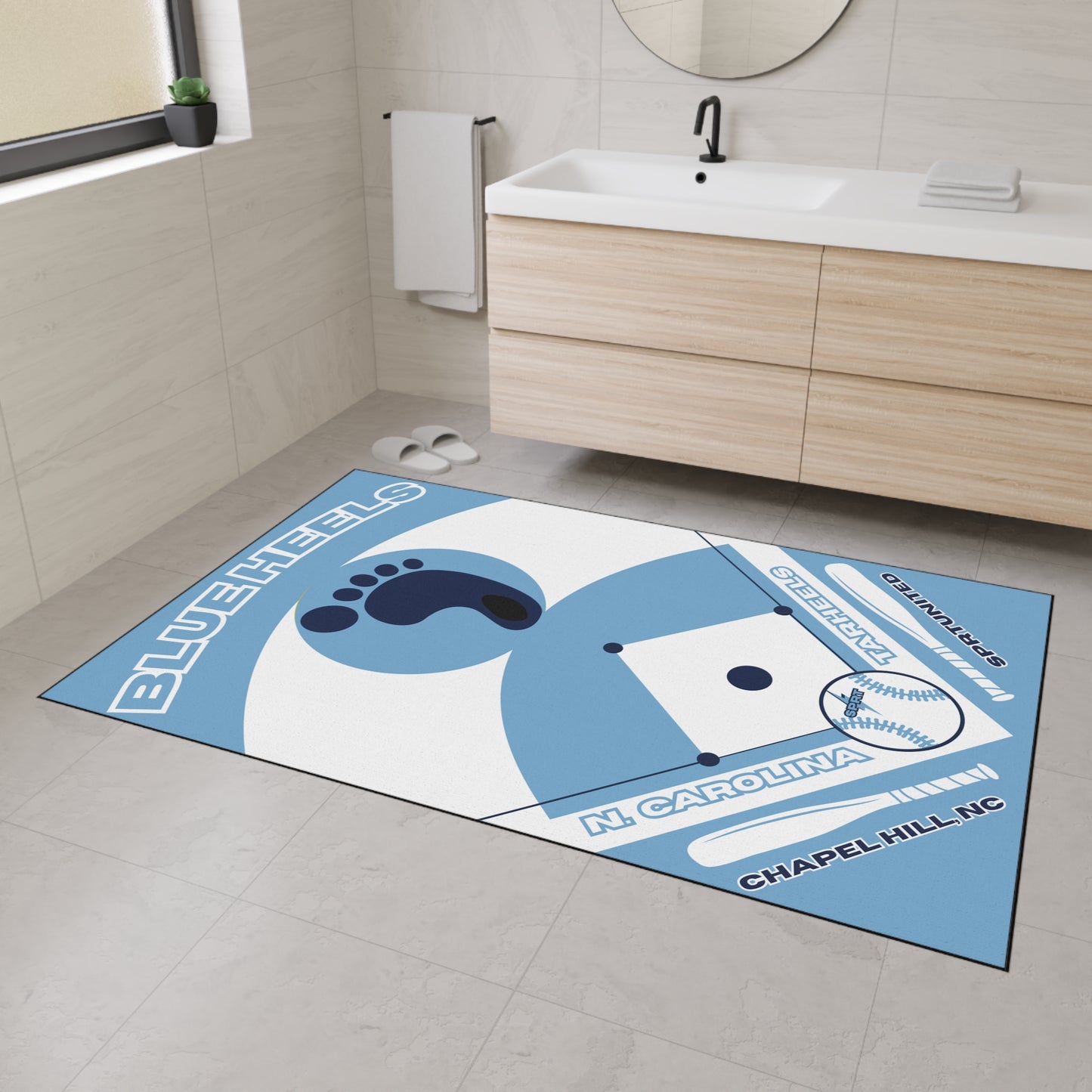 North Carolina- GameDay Baseball Rug