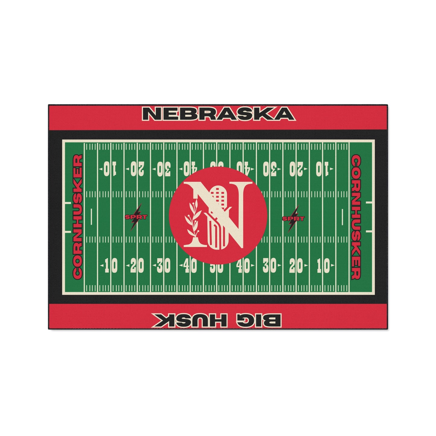 Nebraska - GameDay Football Rug