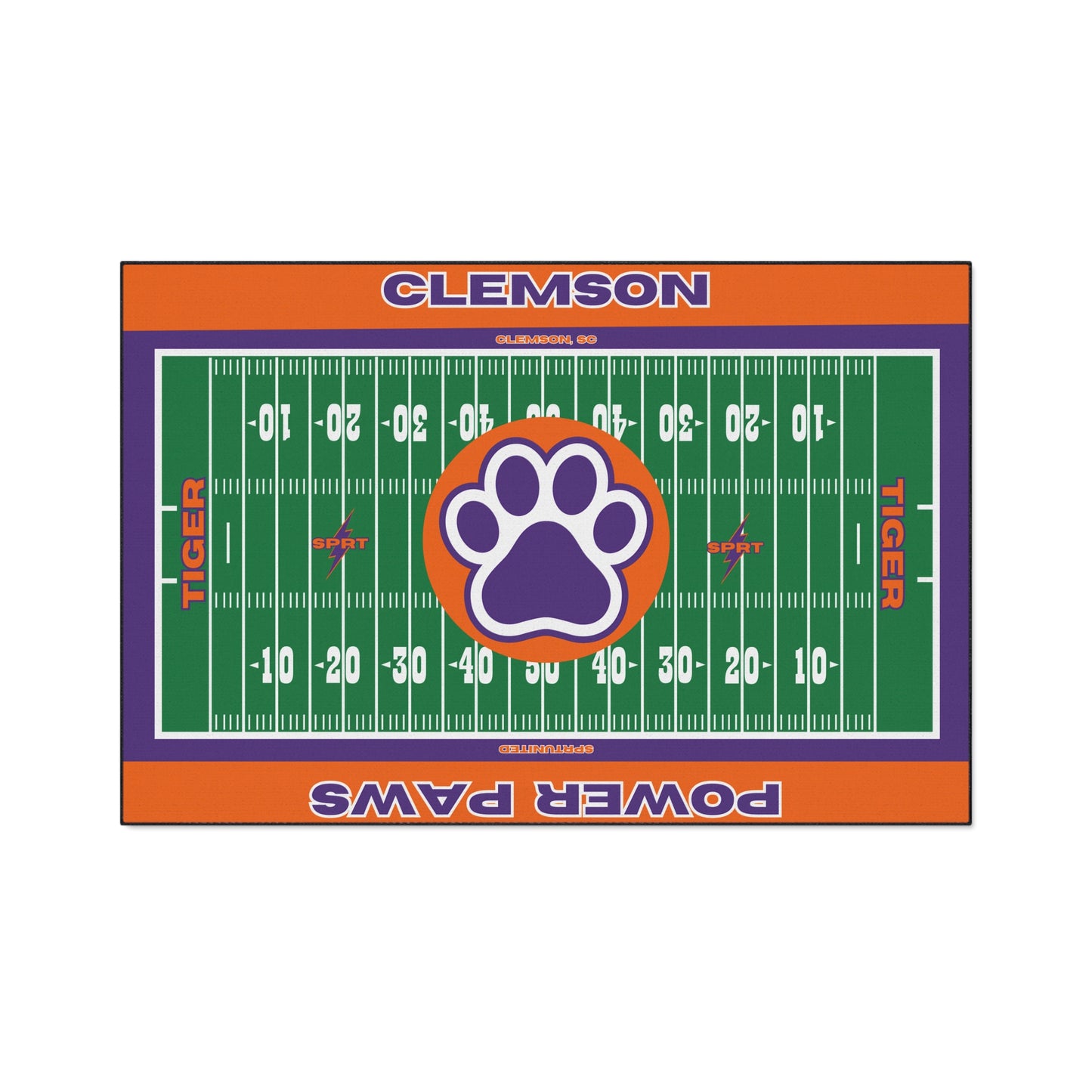 Clemson - GameDay Football Rug