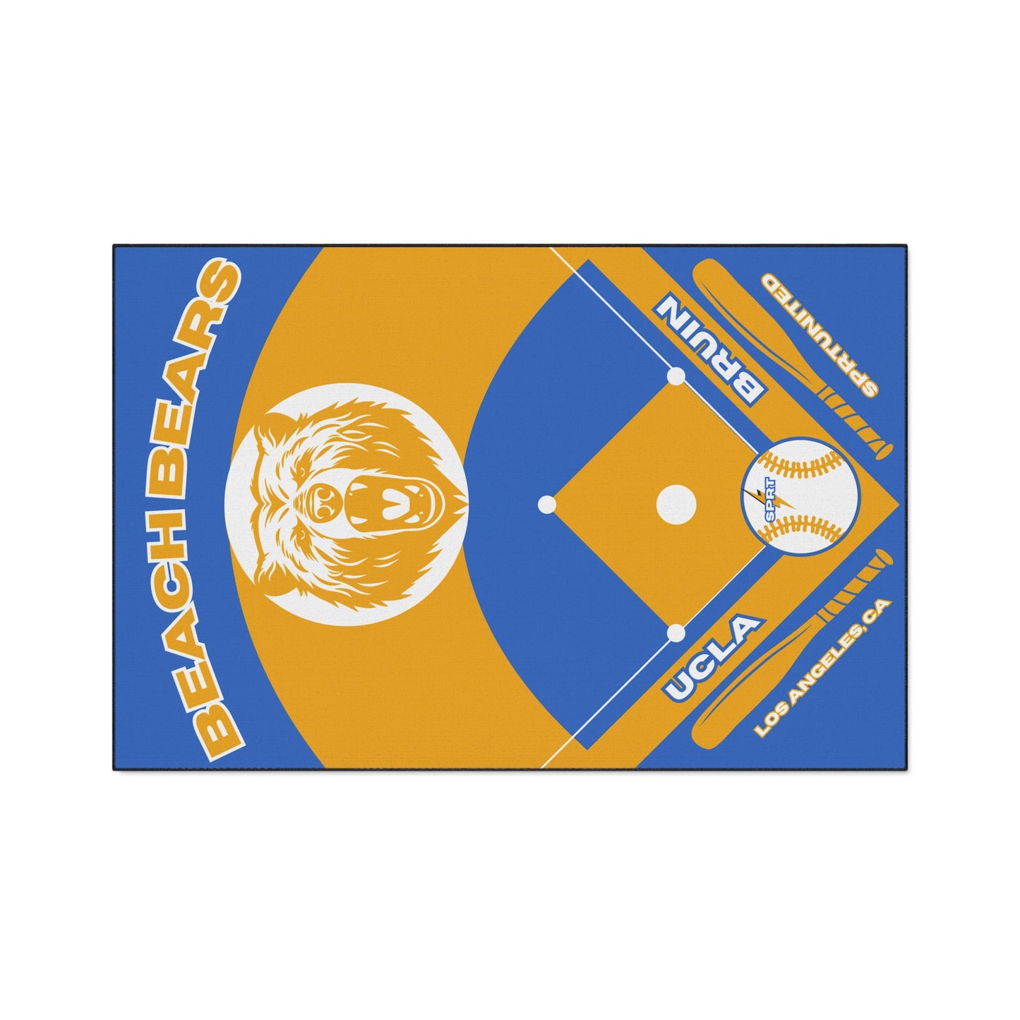 UCLA- Baseball Rug