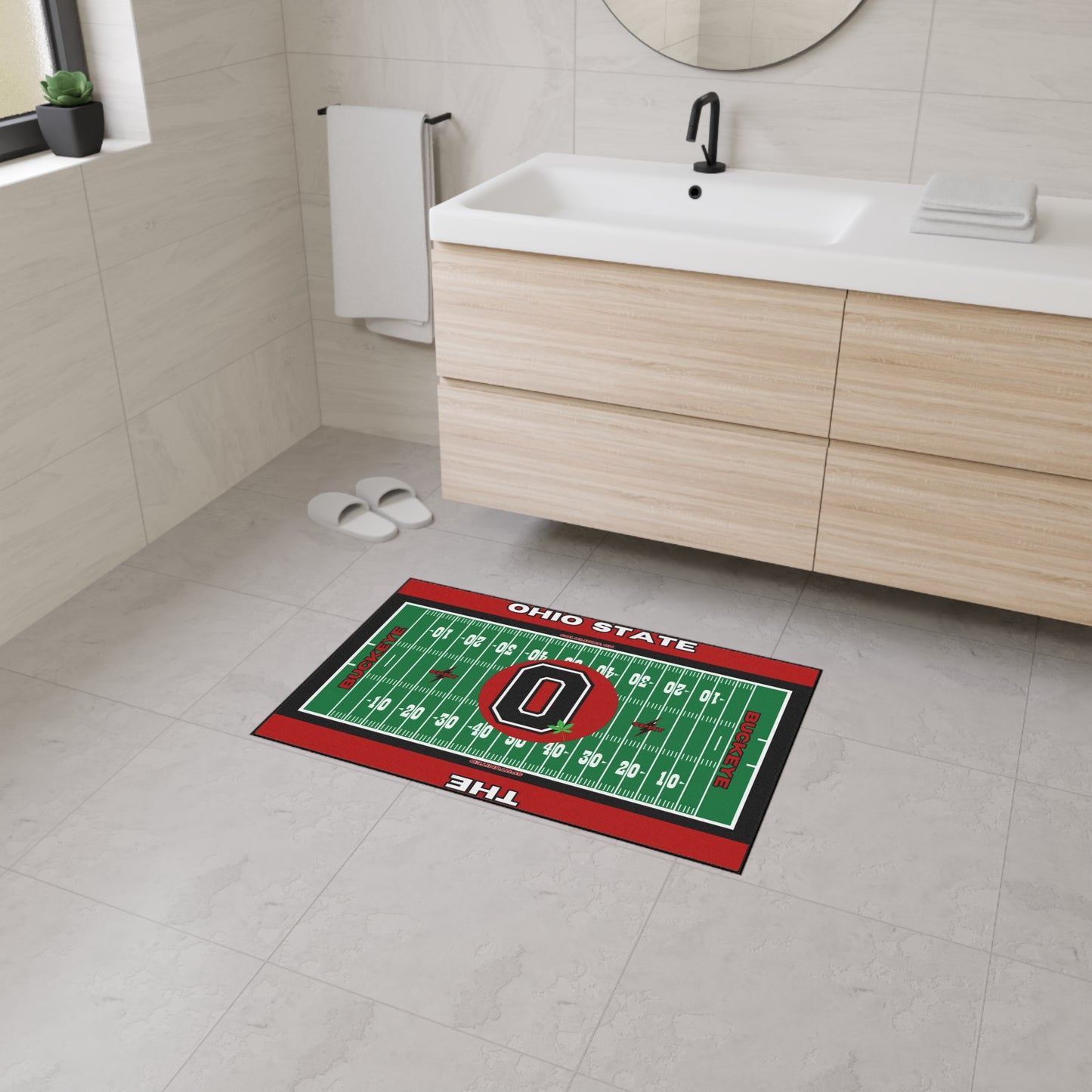 Ohio State- GameDay Football Rug[2ft x 3ft]