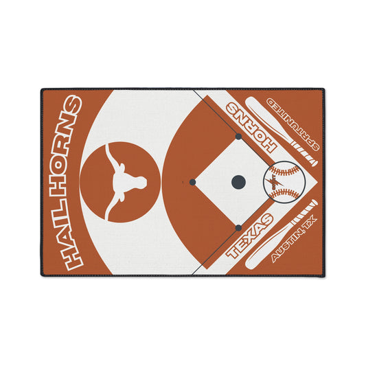 Texas Baseball Rug[2ft x 3ft]