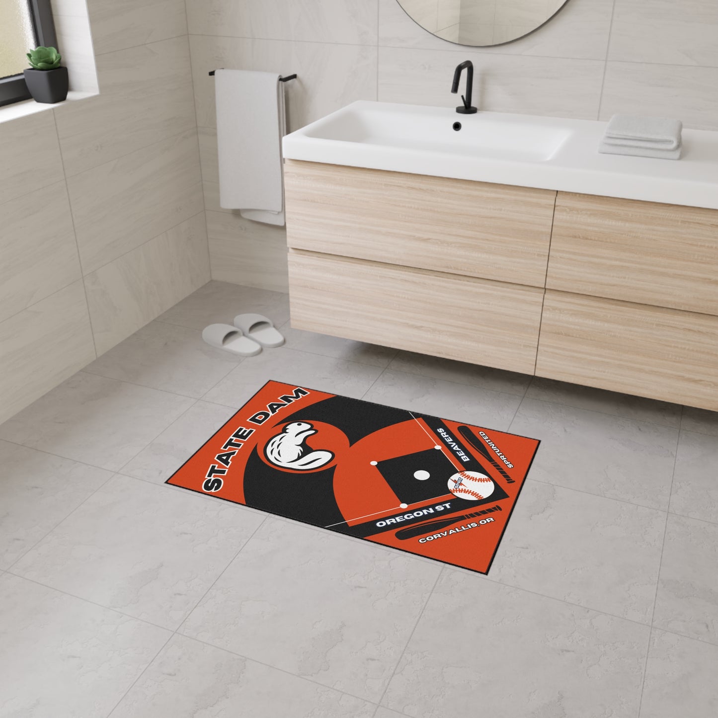 Oregon State Baseball Rug[2ft x 3ft]