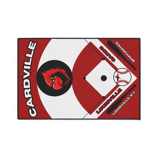 Louisville Baseball Rug[2ft x 3ft]