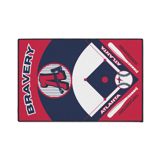 Atlanta Baseball Rug[2ft x 3ft]