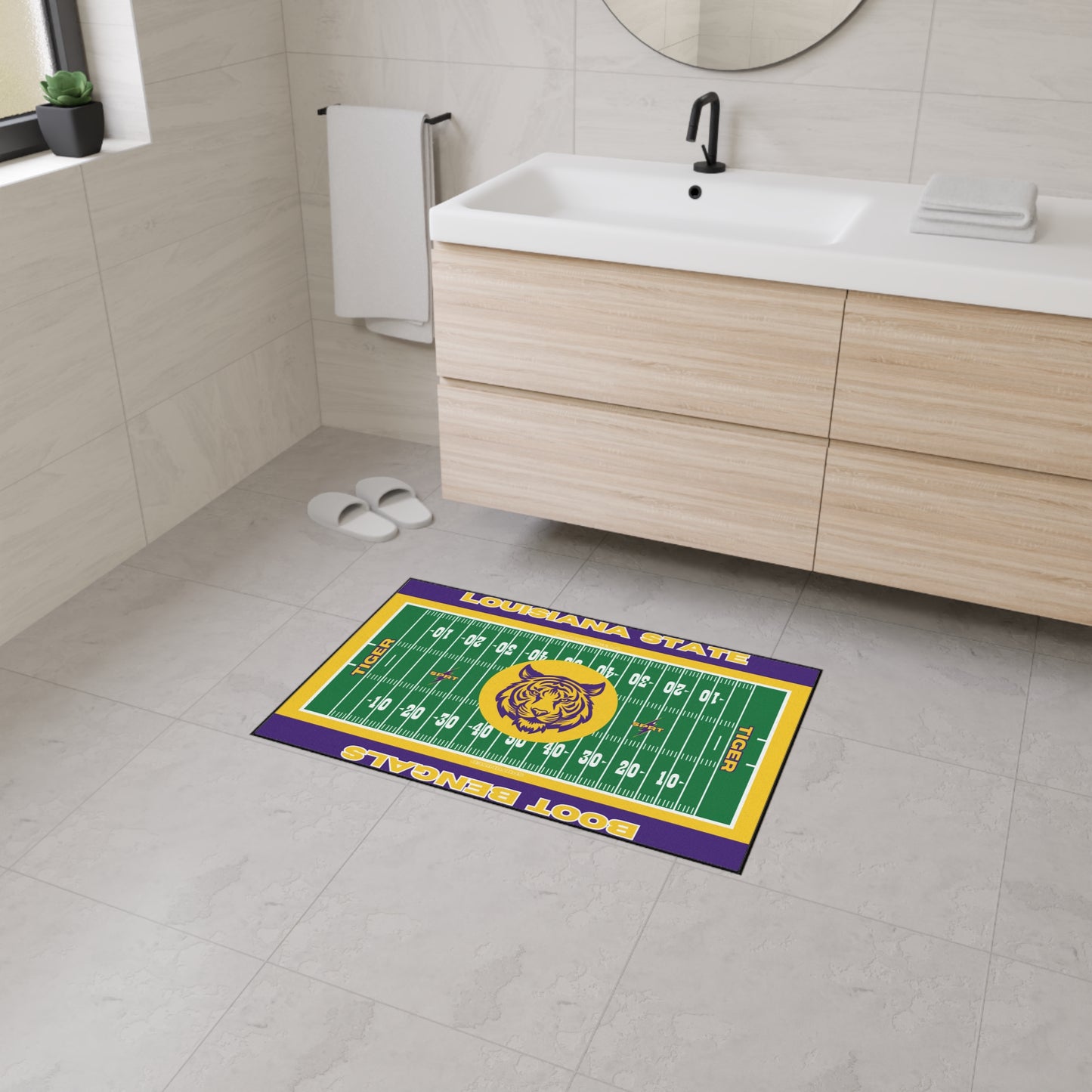 LSU- GameDay Football Rug[2ft x 3ft]