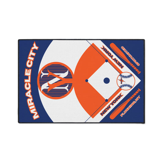 NY Mets Baseball Rug[2ft x 3ft]