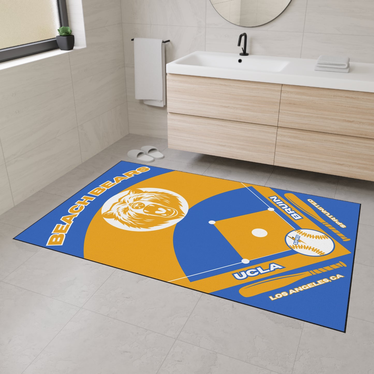 UCLA- Baseball Rug