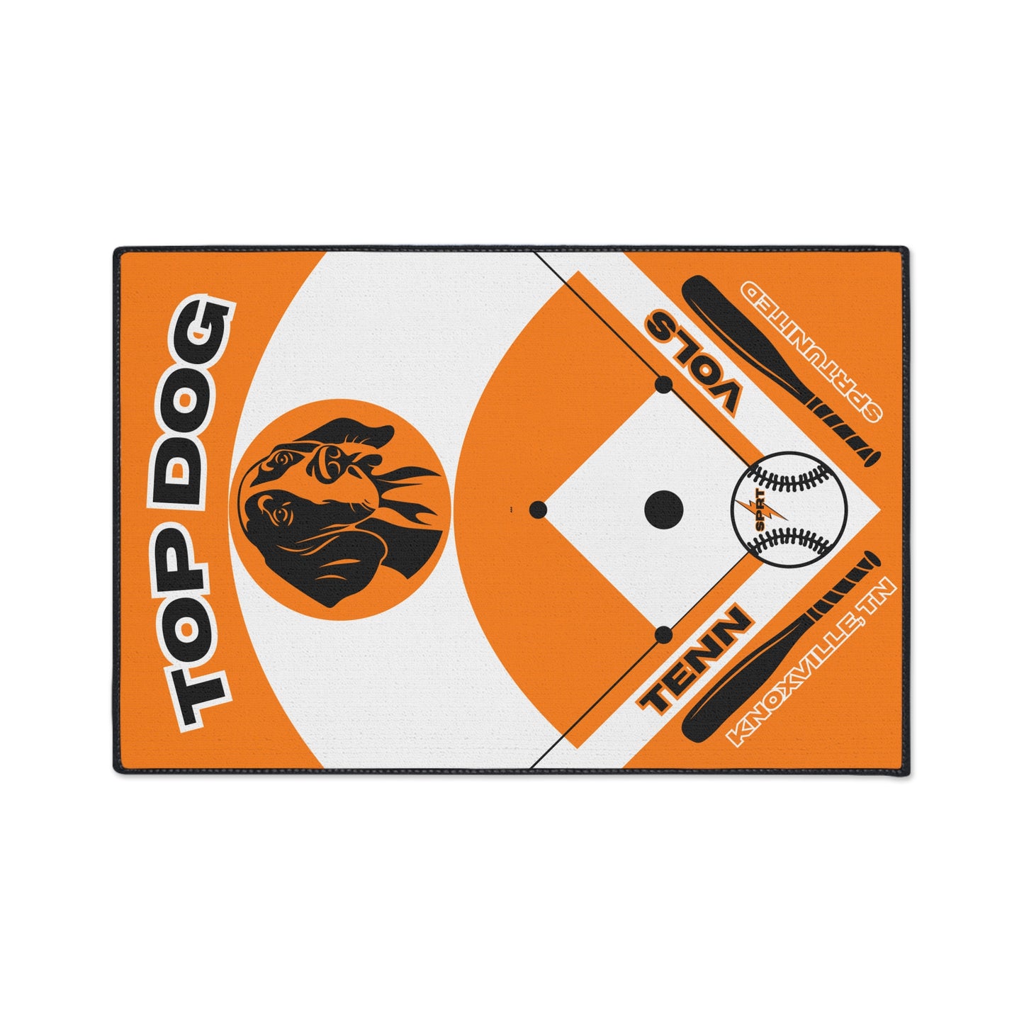 Tennessee Baseball Rug[2ft x 3ft]