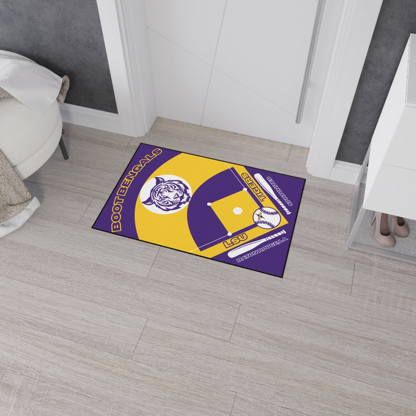 LSU Baseball Rug [2ft x 3ft]