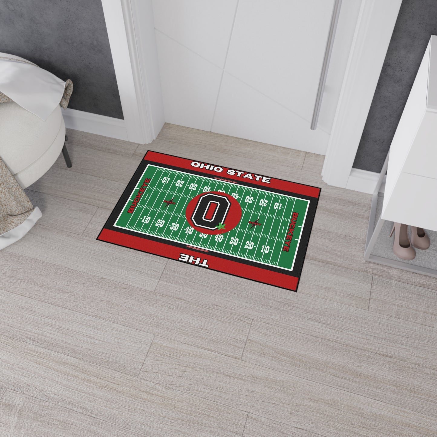 Ohio State- GameDay Football Rug[2ft x 3ft]