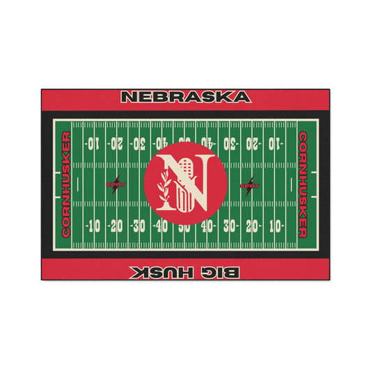 Nebraska - GameDay Football Rug