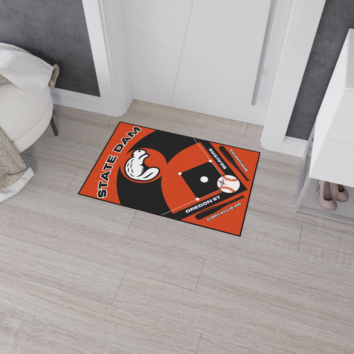 Oregon State Baseball Rug[2ft x 3ft]