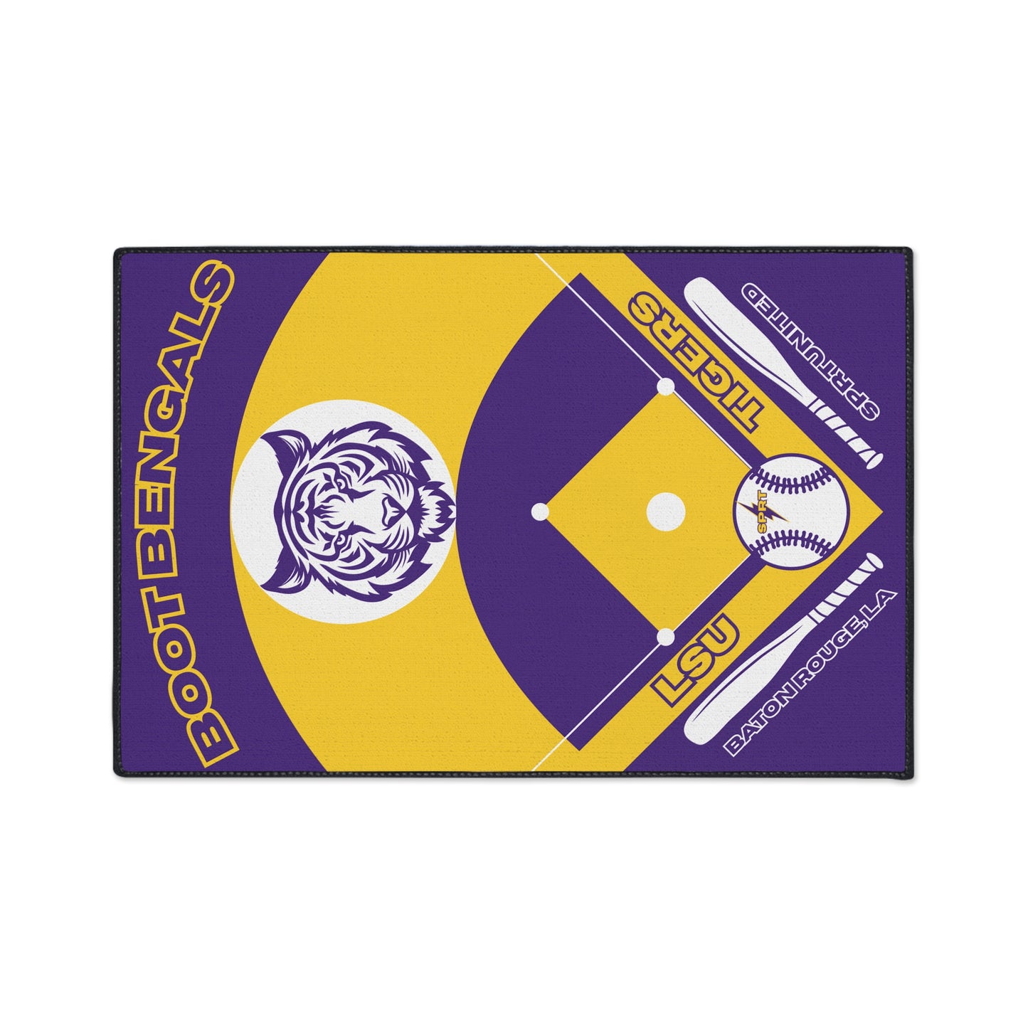 LSU Baseball Rug [2ft x 3ft]